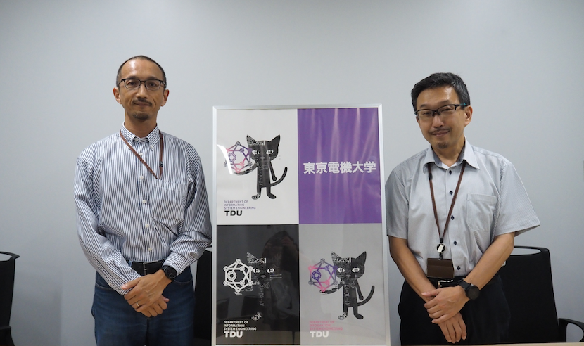 システムデザイン工学部の大山先生と川勝先生